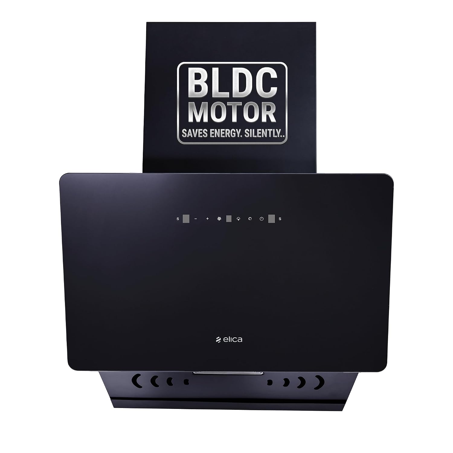 Elica 75cm 1400 m3/hr BLDC Filterless Autoclean Vertical Kitchen Chimney | Twin Suction Inlets| KITTY FL 750 BLDC HAC LT