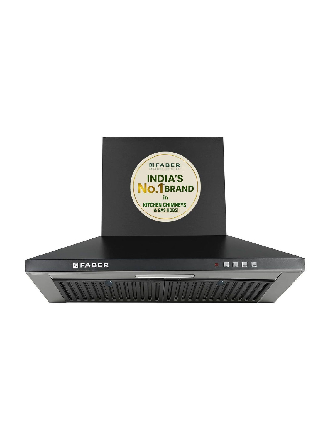 FABER HOOD PLUTO PB BF BK 1000 CMH 60 cm Pyramid Shape 60cm 3 Layer Baffle filter Powerful suction