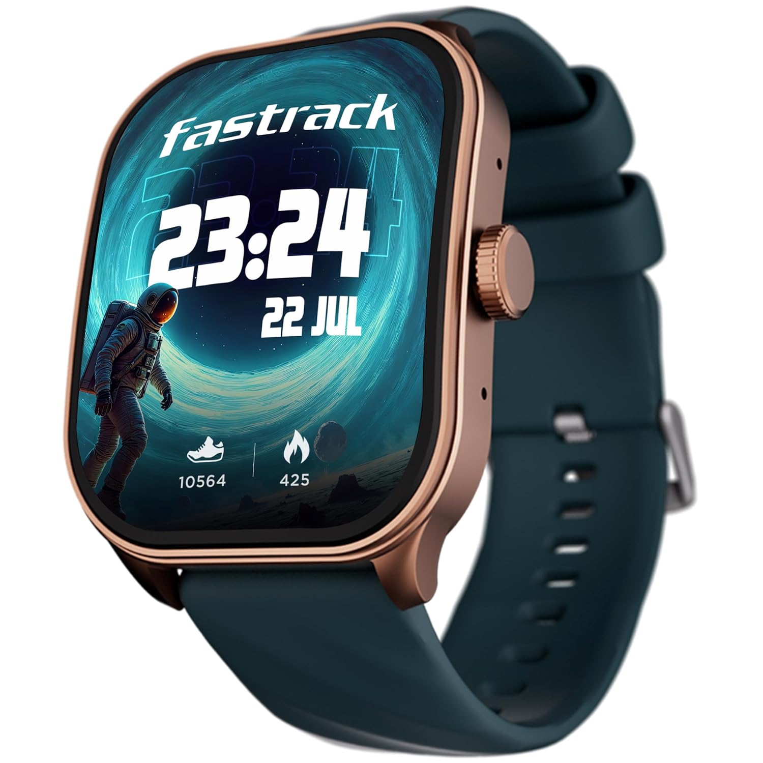 Fastrack Limitless FS2 Pro Smartwatch|1.96" Super AMOLED Arched Display|200+ Watchfaces,Teal