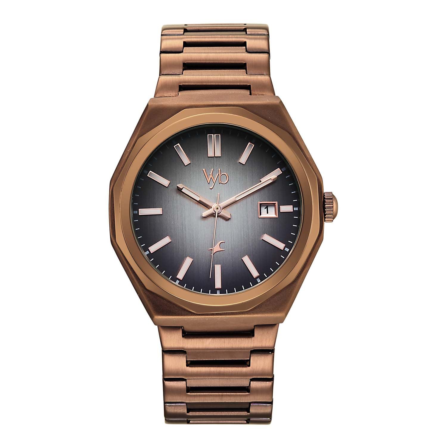 Fastrack Vyb Orion with Date Display and Quartz Analog Watch for Men