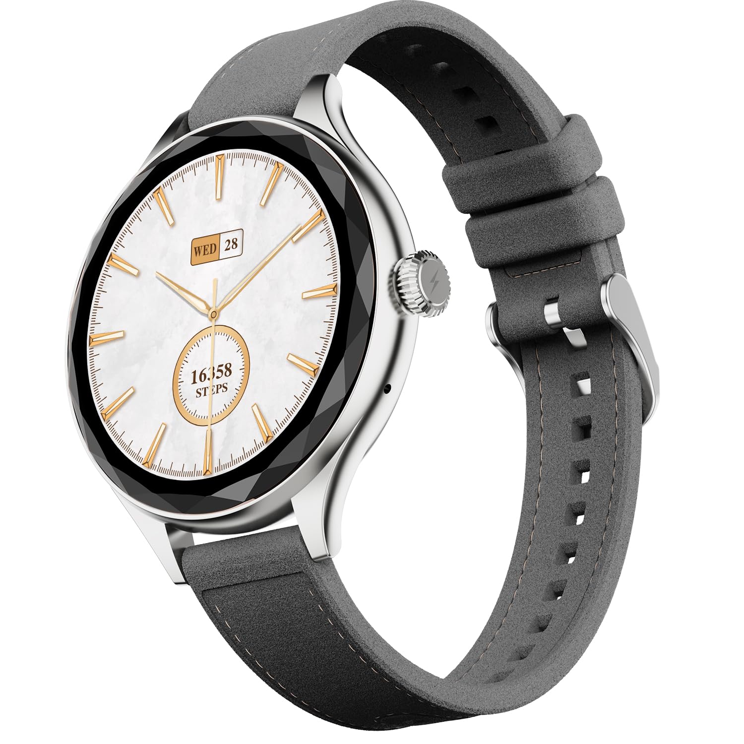 Fire-Boltt Phoenix Aura Women Smart Watch with 1.26" Diamond-Cut HD Display - Slate Grey