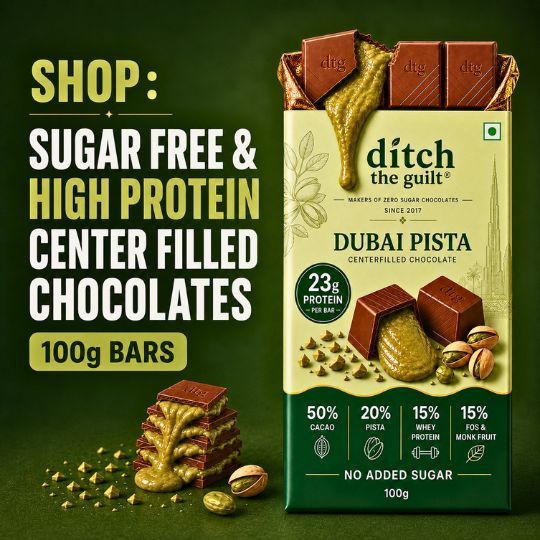 Flat 60% off on Ditch the Guilt Chocolates