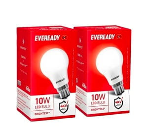Flipkart - Eveready 10 W Basic Standard B22 LED Bulb(pack of 2)