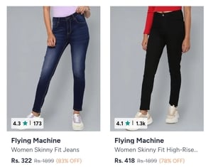 Flying Machine Cloths Up to 83% Off on Myntra