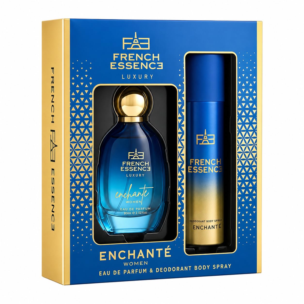 FRENCH ESSENCE Luxury Gift Set For Women - Perfume 60Ml & Deodorant 150Ml | Perfume and Deo Combo |Premium Gift for Wife