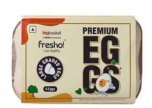 fresho eggs pack of 6 (location specific)