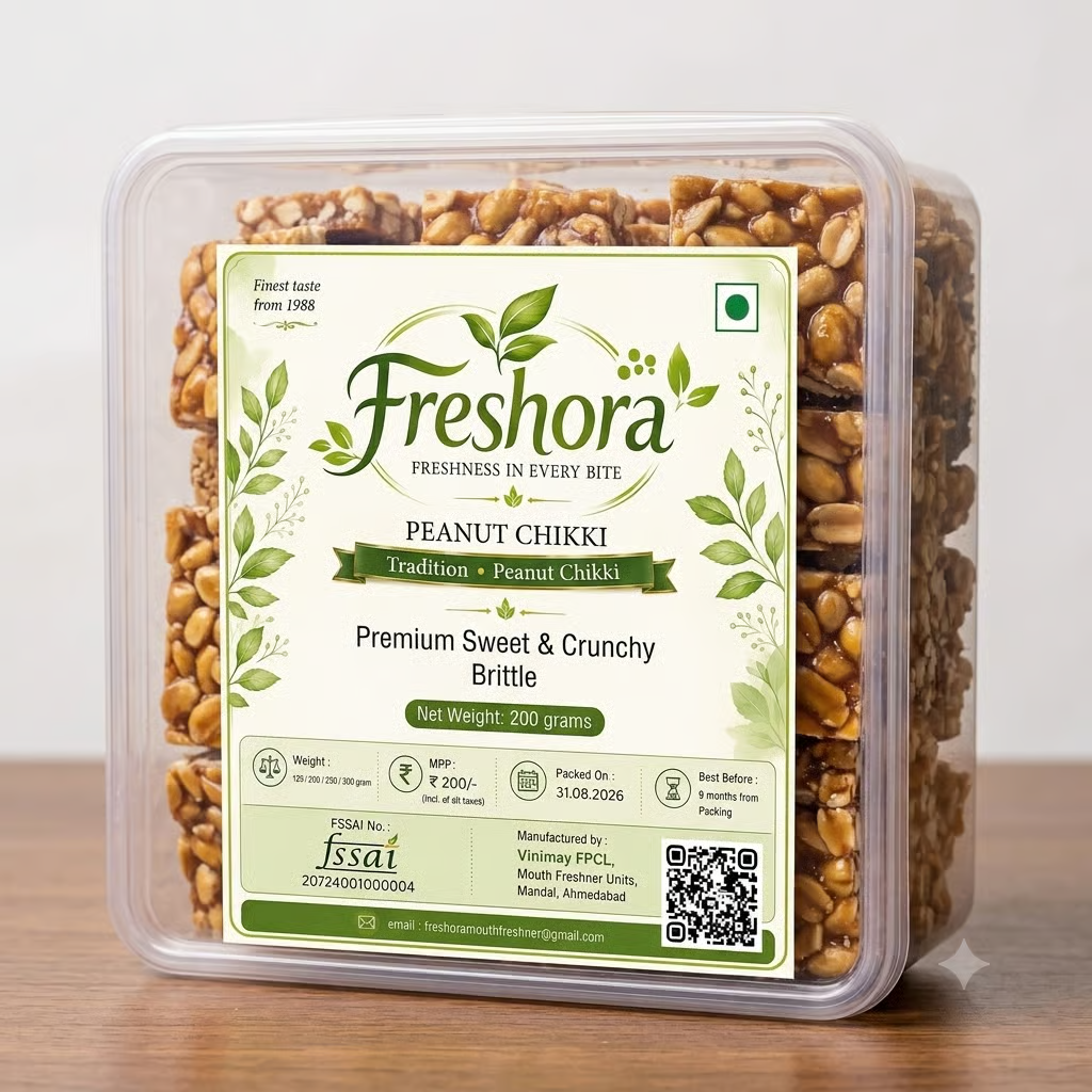 Freshora Premium Peanut Chikki - 200 grams