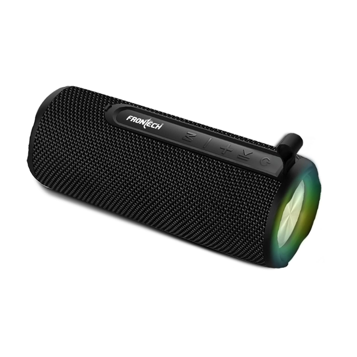 FRONTECH Multimedia Bluetooth Speaker, 18W Stereo Sound, Dual 52mm Drivers, RGB Lights, TWS Support, FM, USB, TF & AUX