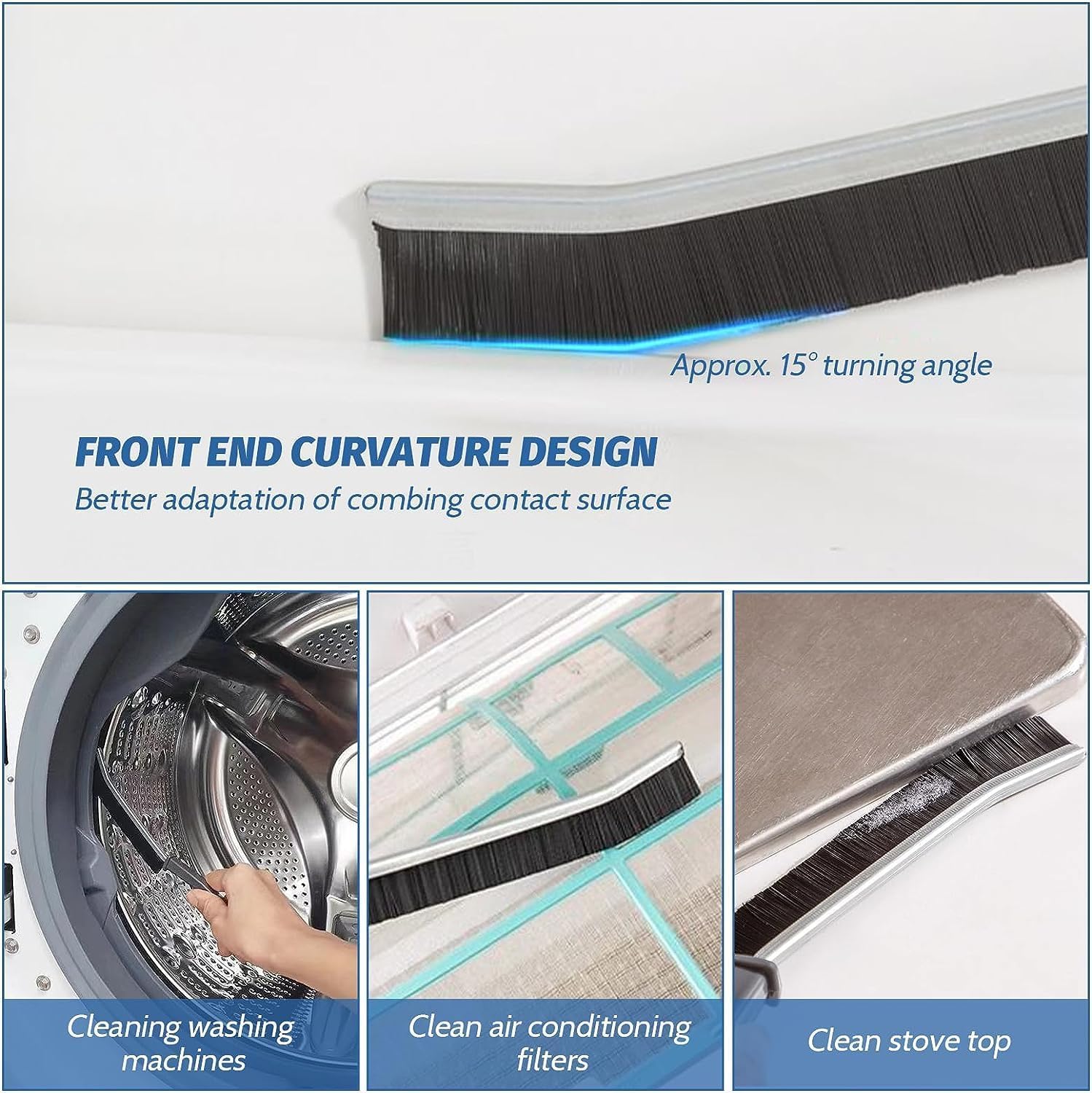 Gap Cleaning Brush for Tiles, Sink & Window Tracks - 2Pc