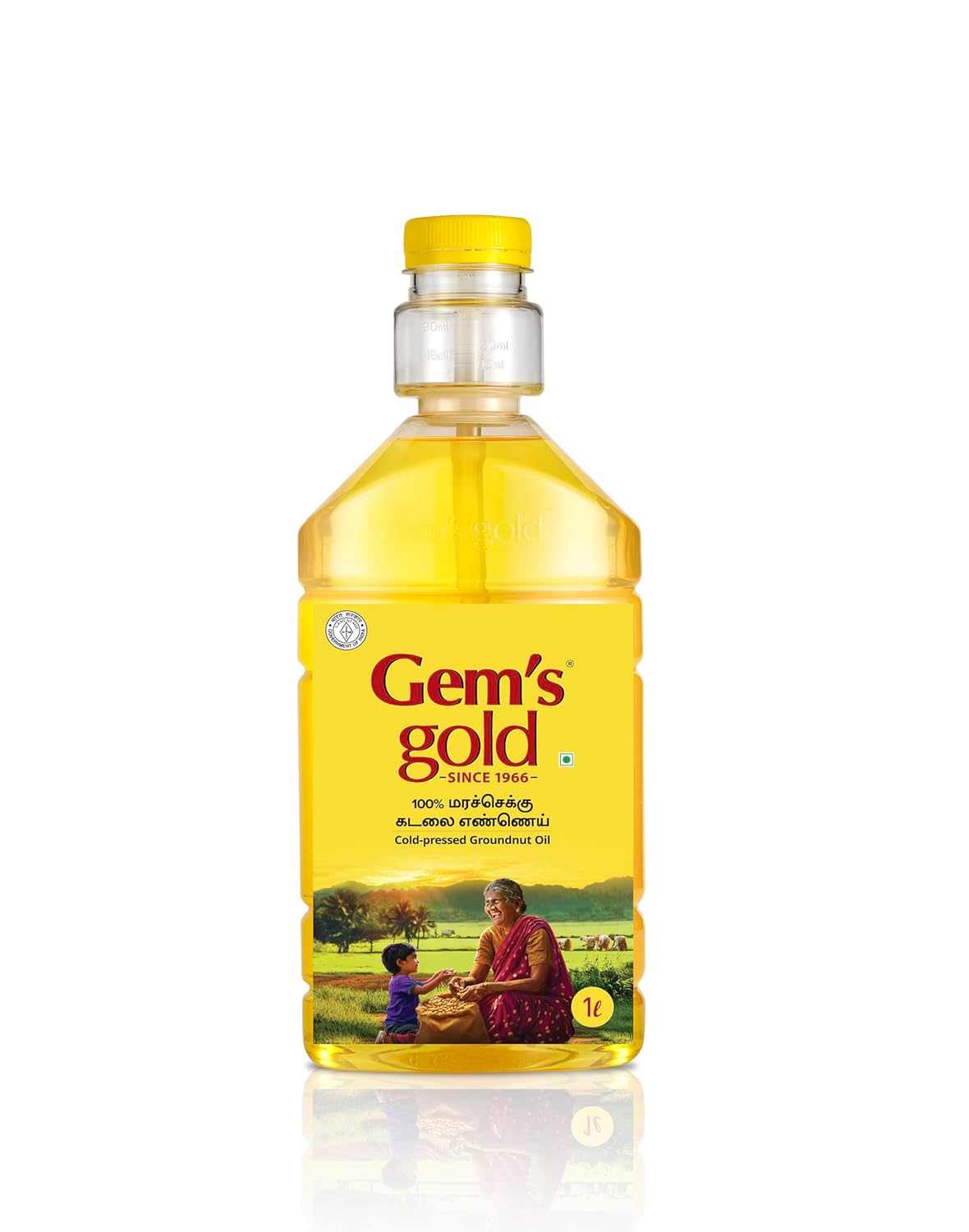 Gem's Gold Cold pressed Groundnut Cooking Oil 1l | 170