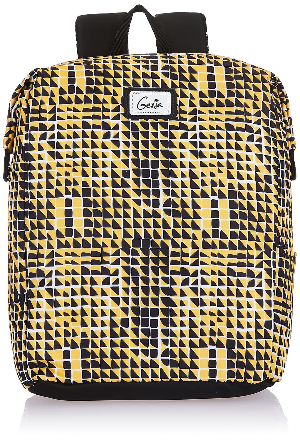 Genie Mosaic Daypack for Women & Girls (15L) | Mustard Yellow