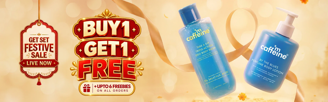 GET SET FESTIVE SALE | BUY 1 GET 1 FREE | Up to 6 Freebies on all orders