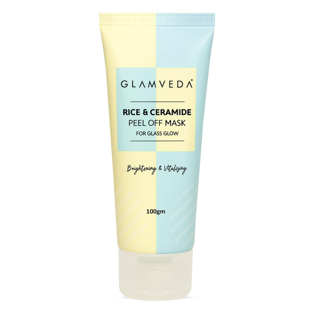 Glamveda Rice & Ceramide Korean Glass Skin Peel-Off Mask 100g