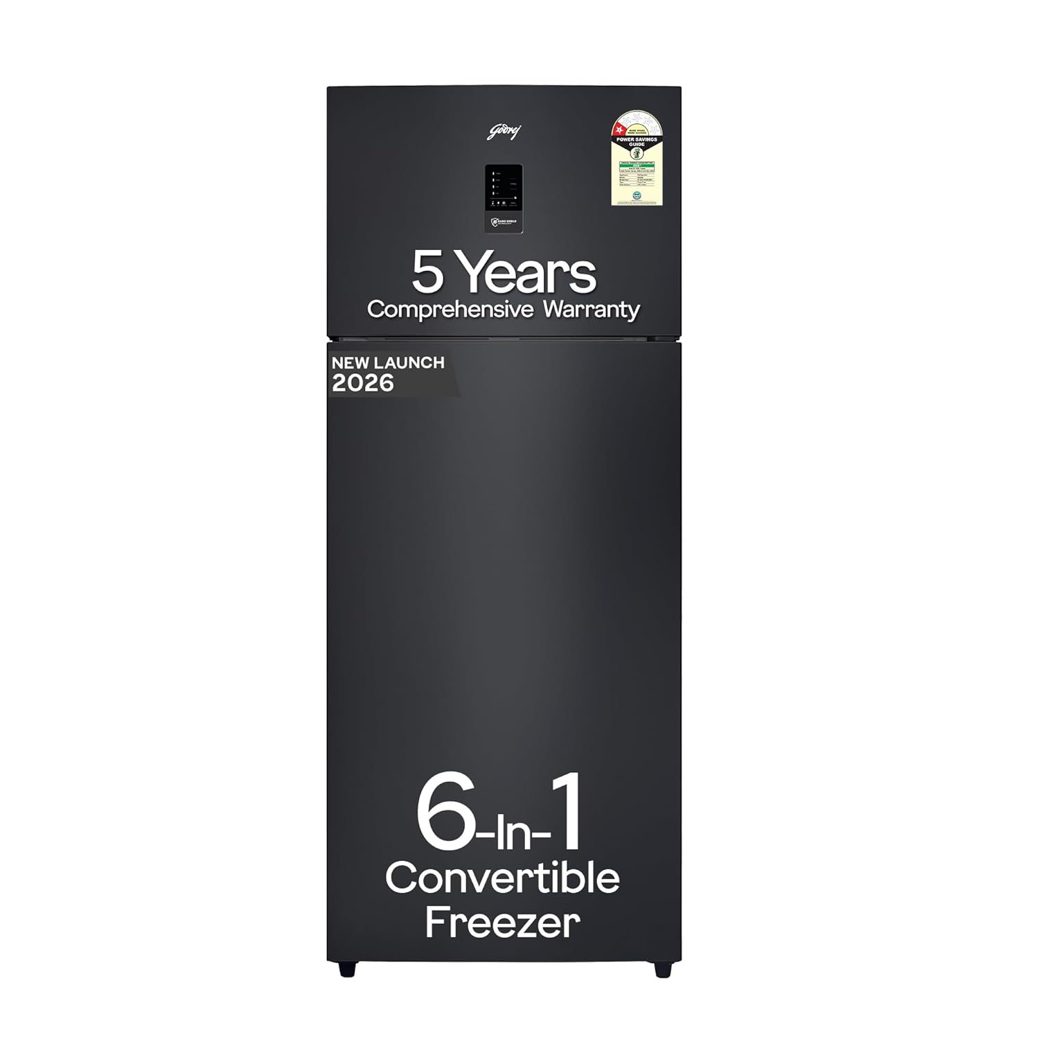 Godrej 415L 1 Star| New Launch| 5 Years Comprehensive Warranty| 95%+ Food Surface Disinfection| 6-in1 Freezer Convertibl