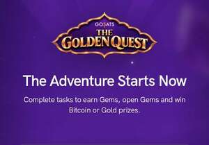 GoSats: The Golden Quest - Win iPhone Duo, PS5, AirPods & More!