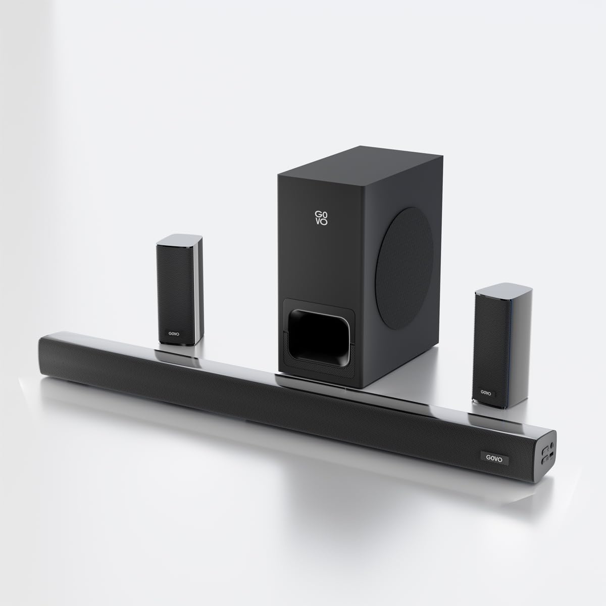 Govo Gosurround 945 Pro Home Theatre Soundbar, 260W, 5.1 Channel, with Subwoofer and Satellite Speakers, Bluetooth 5.3
