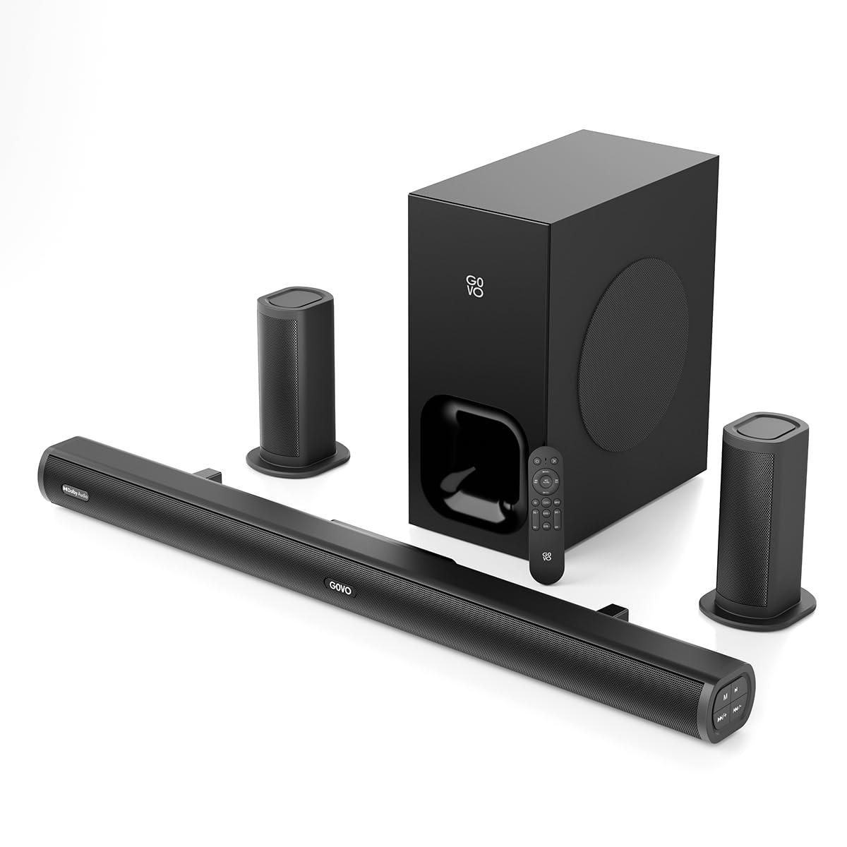 GOVO GoSurround 990 Dolby Digital | 525W Sound bar, 5.1 Channel Home Theatre, 6.5" Wireless subwoofer and Satellite Spea