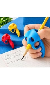 Gripon Pencil Gripper for Kids Writing 2 Pcs | 5 Finger Ergonomic Grip Holder Pencil Grip (Pack of 2)