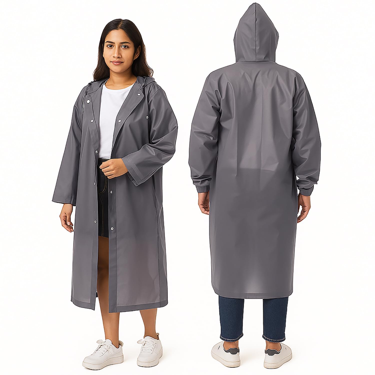 HACER EVA Rain Poncho rain coat for Men & Women