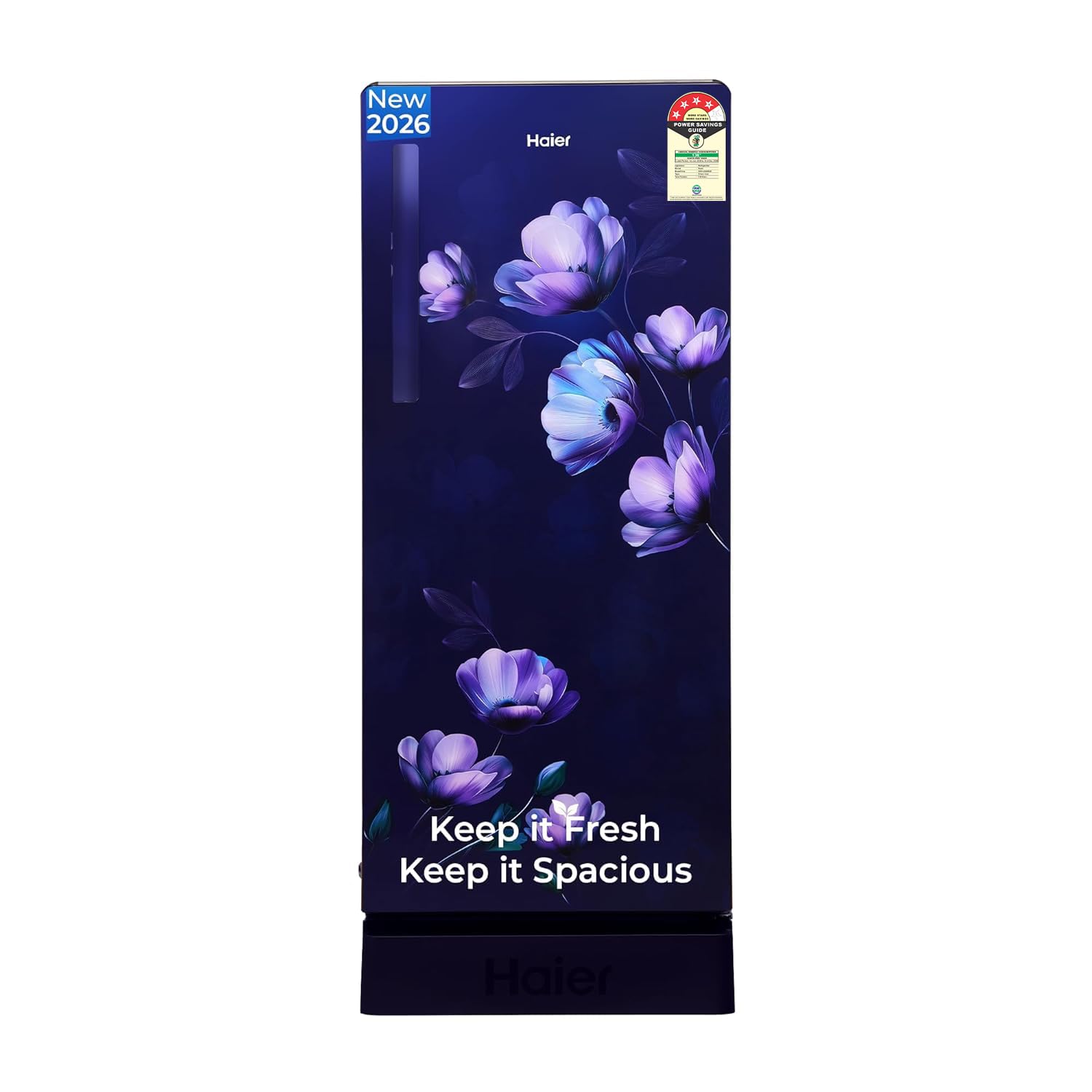 Haier 190 L 4 Star Direct Cool Single Door Refrigerator with Fast Ice Making, Easy Clean Back, Large Vegetable Box