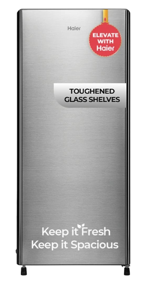 Haier 190 L Direct Cool Single Door 2 Star Refrigerator with Fast Ice Making, Easy Clean Back, Large Vegetable Box (2026