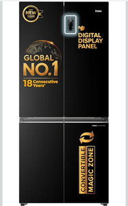 Haier 520 L 3 Star Lumiere Frost Free Triple Inverter French Door Side by Side Refrigerator Magic Convertible Zone, 2026