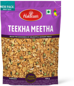 Haldiram Teekha Namkeen (750g) at Rs. 115 | 2 pack at Rs. 226