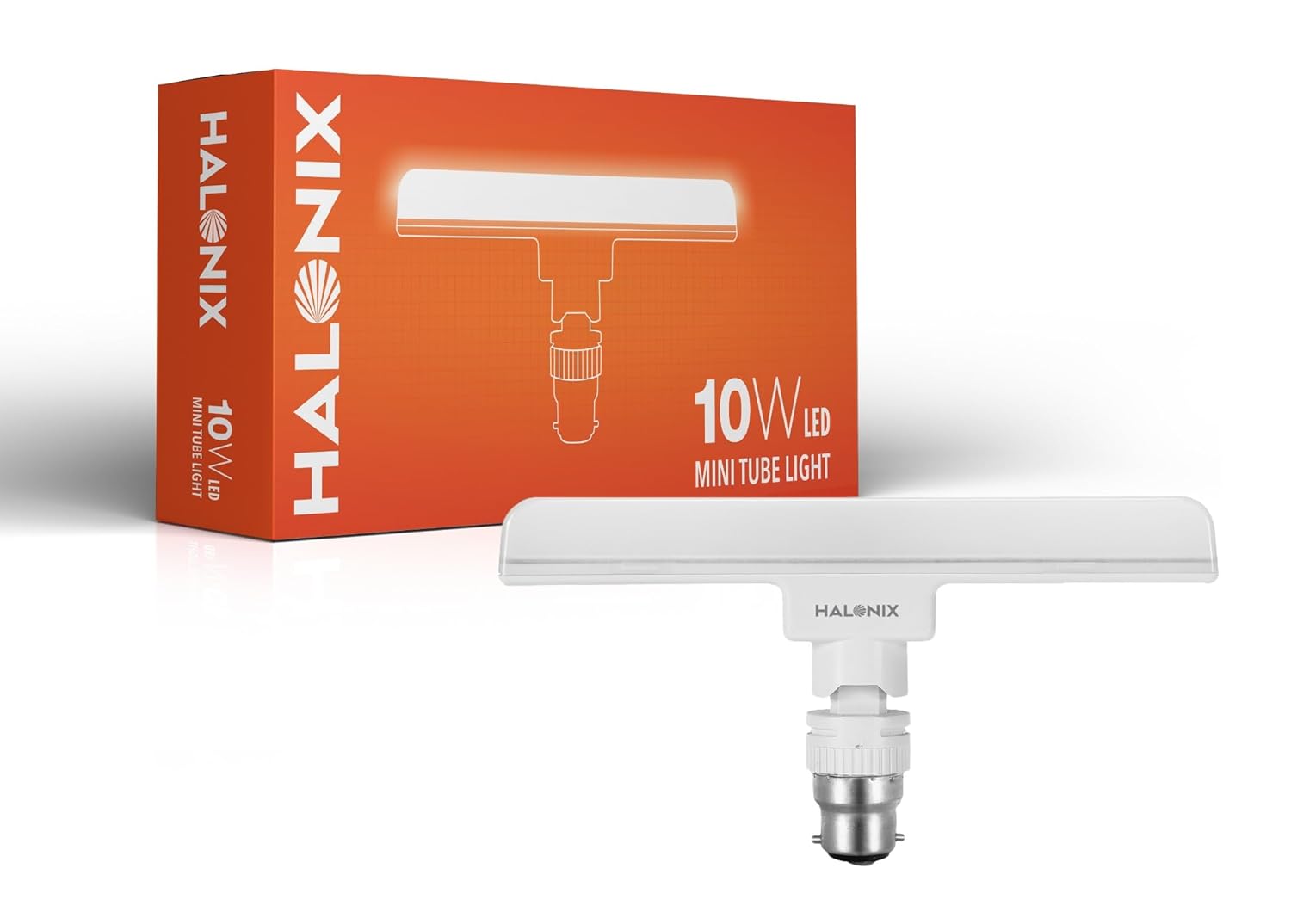 Halonix 10 Watts B22d LED bulb tube Light Cool White, Pack of 1, T-bulb (free delivery)
