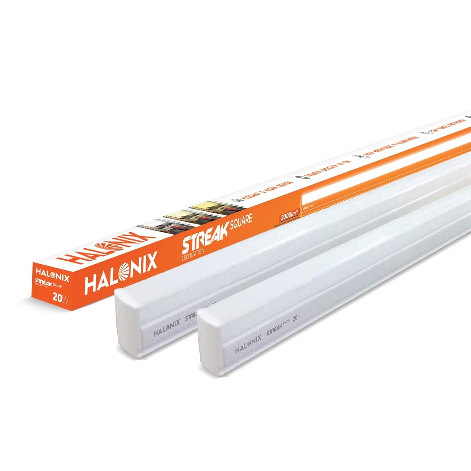 Halonix 20W LED Batten / Led Tubelight | Tubelight for Living Room & Bedroom |Pack of 2