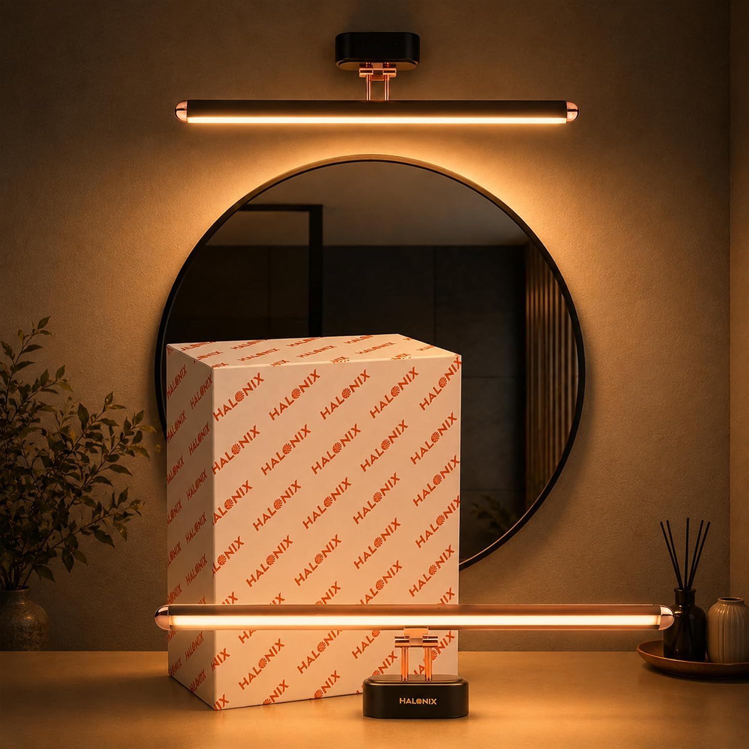 Halonix Signia 6W 3-in-1 Color Changing Mirror Light/Picture Light | Adjustable Color
