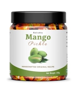 Handcrafted Traditional Mango Pickle 250g @ Rs. 38