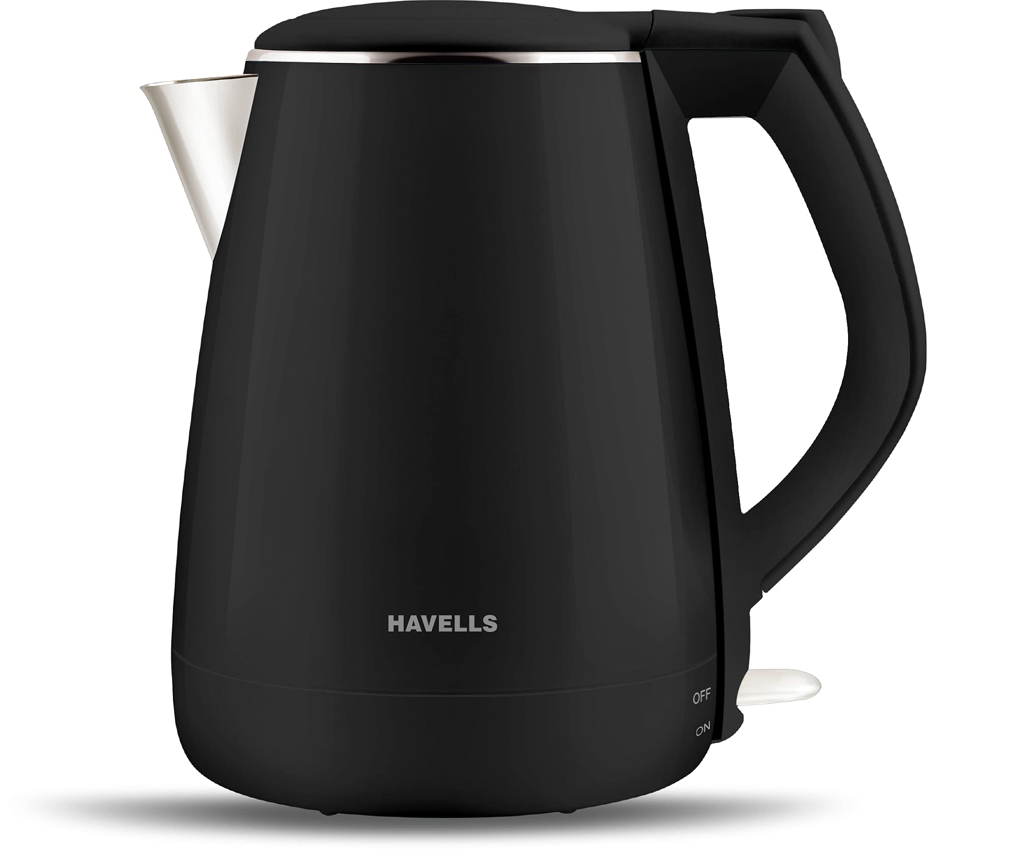 Havells Aqua Plus Electric Kettle 1.2 Litre, 1250 Watt | 304 Stainless Steel Inner Body | Cool Touch Body | Auto Shut-Of