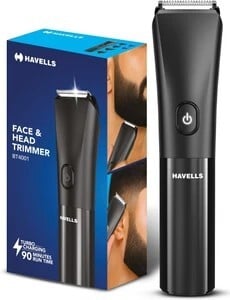 HAVELLS Beard & Hair Trimmer|2-in-1 Special Blade|TypeC Fast Char