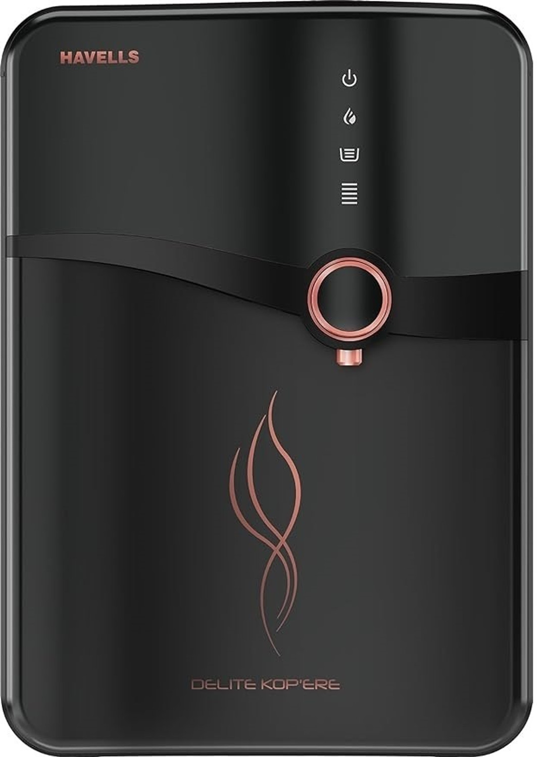 HAVELLS Delite Kop'ere 6.5 L RO + UV Water Purifier Stainless Steel Tank,Copper+Zinc+Minerals| Suitable for all - Borewe
