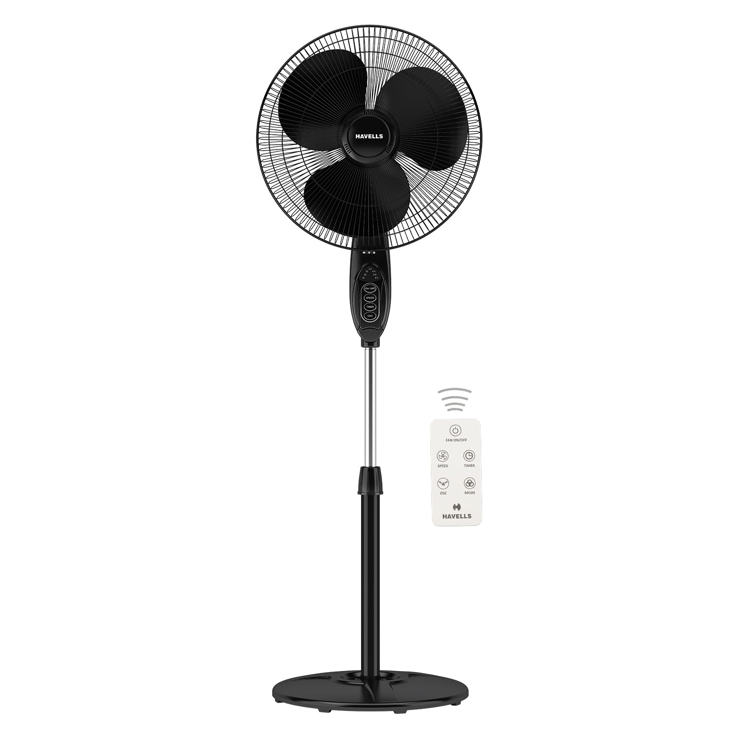 Havells Gatik Pro 400mm BLDC Pedestal Fan| 120 Ribs Guard for Safety