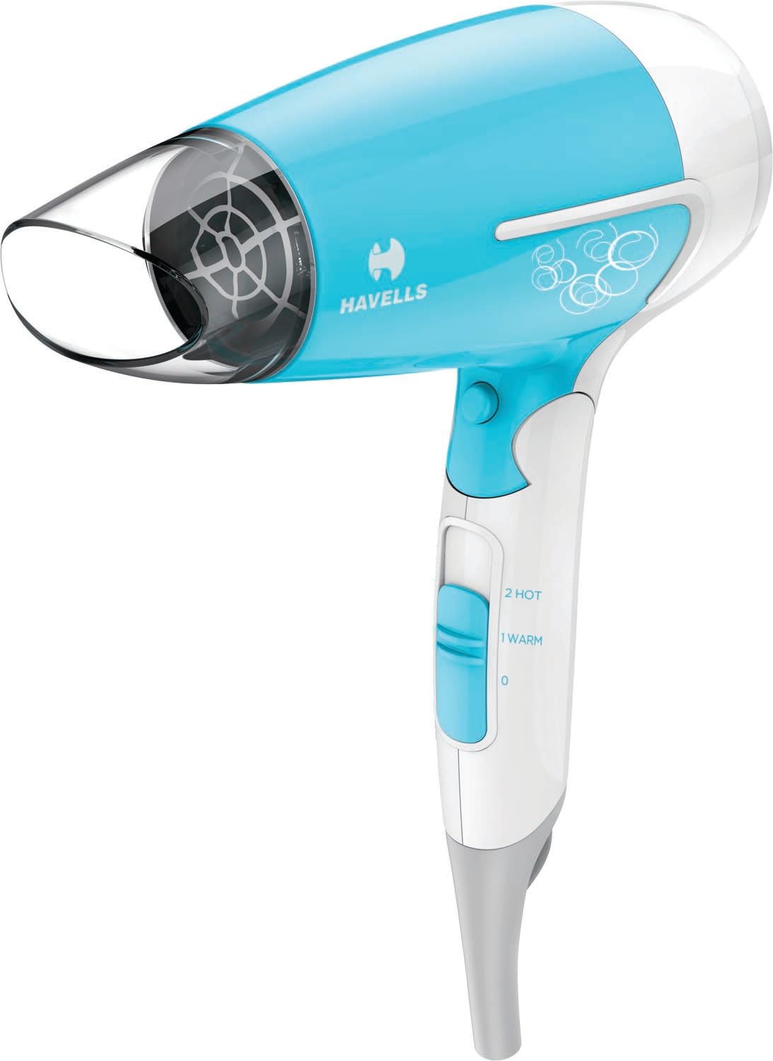 Havells HD3151 1200 W Foldable Hair Dryer; 3 Heat (Hot/Cool/Warm) Settings Including Cool Shot Button; Heat Balance Tech