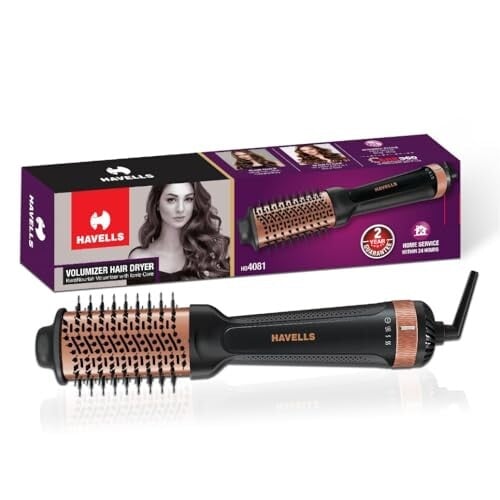 Havells HD4081 Professional Volumizer Hair Dryer, KeraNourish Ceramic