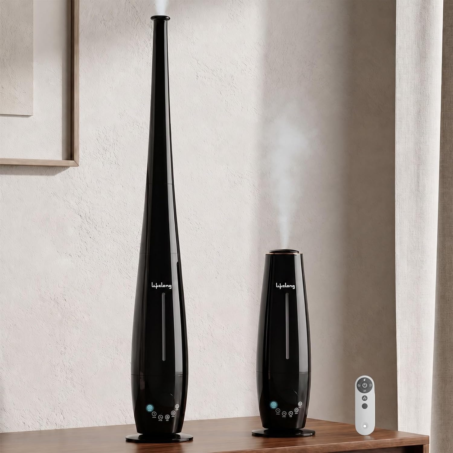 [HDFC CC] Lifelong 5.5L Cool Mist Humidifier | Top Fill | 360° Nozzle | Auto Shut-Off
