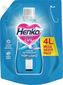 Henko Stain Care Detergent Liquid Top Load Liquid Detergent Fresh