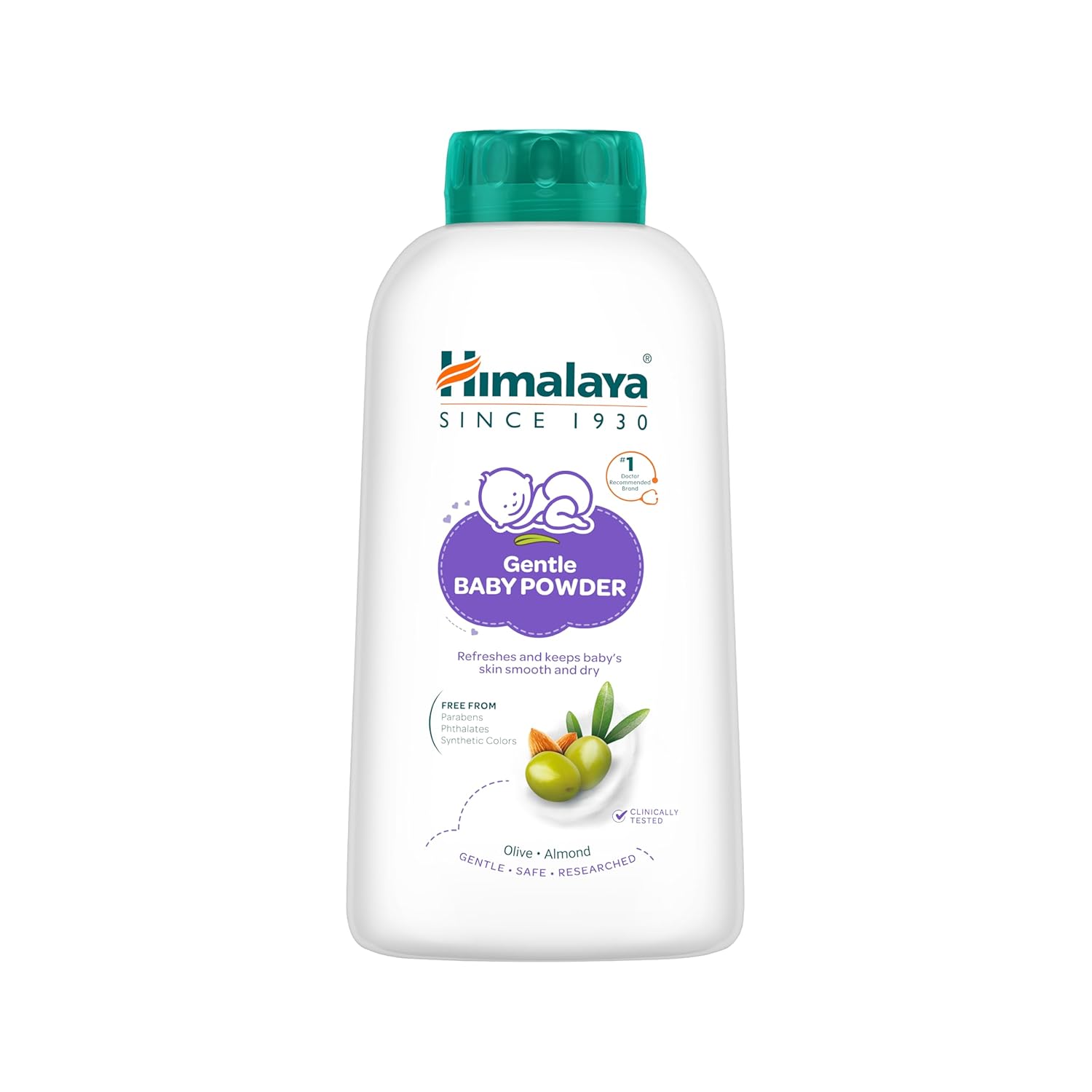 Himalaya Gentle Baby Powder 700g | No.1 Baby Powder brand | 99% NOI
