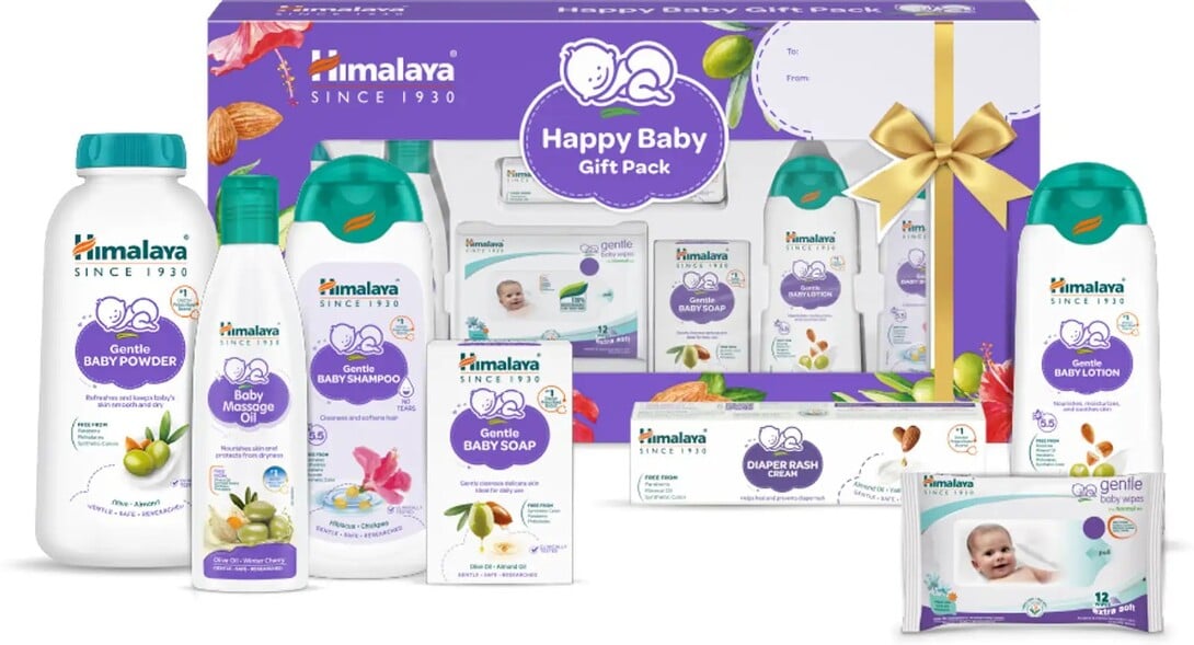 HIMALAYA Happy Baby Gift Pack ( 7 IN 1) (Blue)