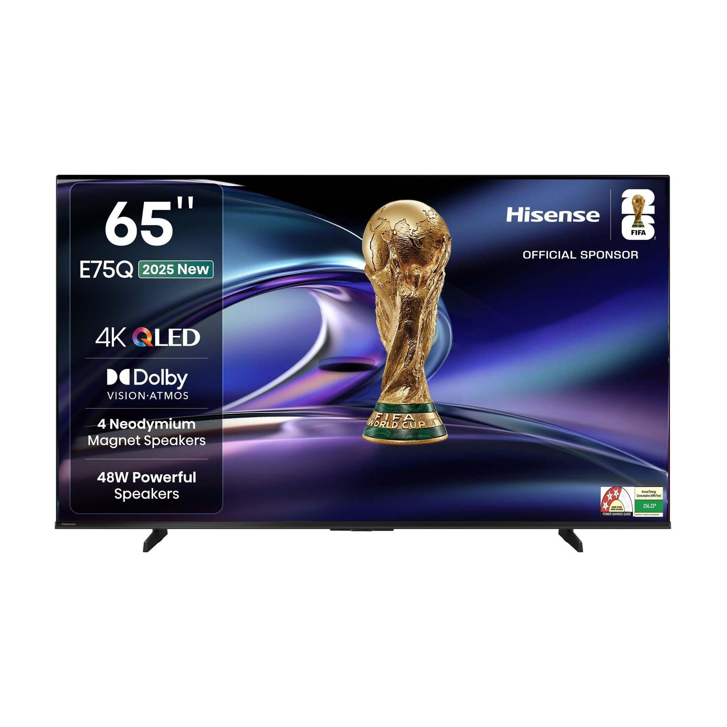 Hisense 65E75Q 164 cm (65 inch) QLED Ultra HD (4K) Smart VIDAA TV
