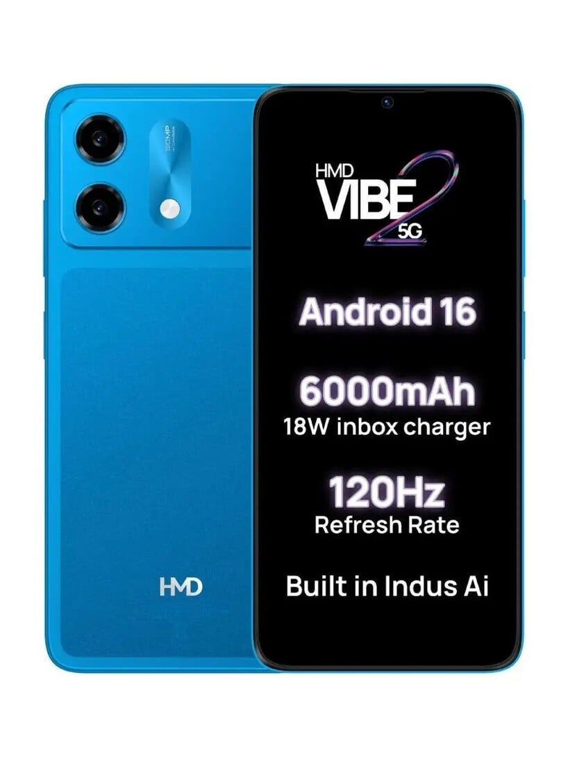 HMD VIBE2 5G (Nordic Blue, 128 GB) (6 GB RAM)
