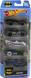 HOT WHEELS 1:64 Scale Batman-Themed Toy Vehicles (Multicolor, Pac
