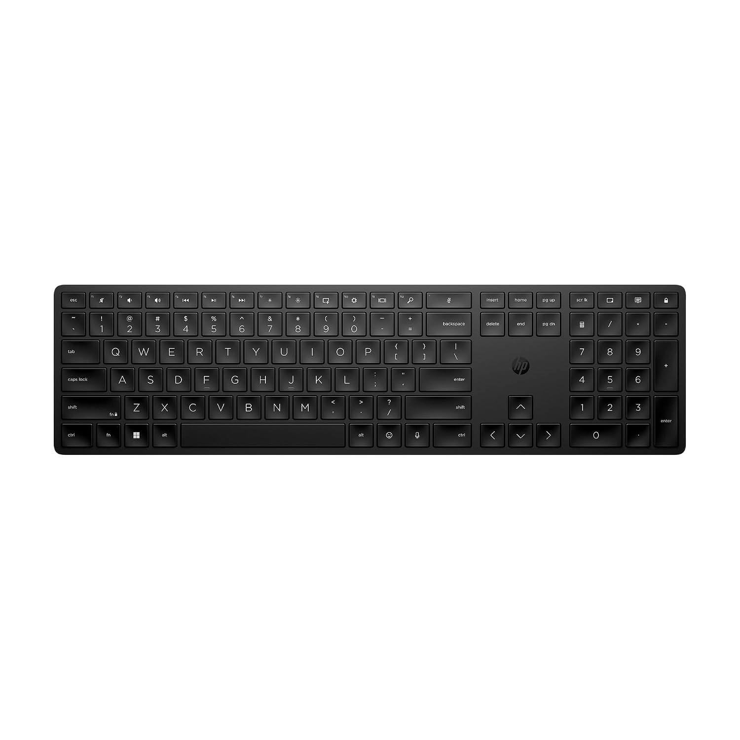 HP 450 Programmable Wireless, Full Size; 3-Zone Layout Keyboard, 2.4 GHz Wireless Connection, Compatible with PCs with A