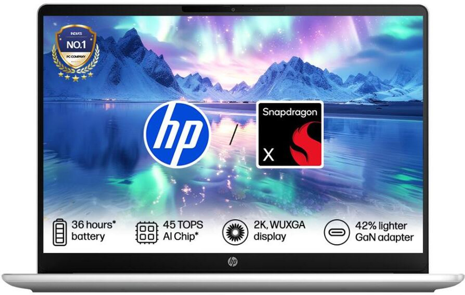 HP Omnibook 3 Next Gen AI PC Snapdragon X - (8 GB/512 GB SSD/Wind