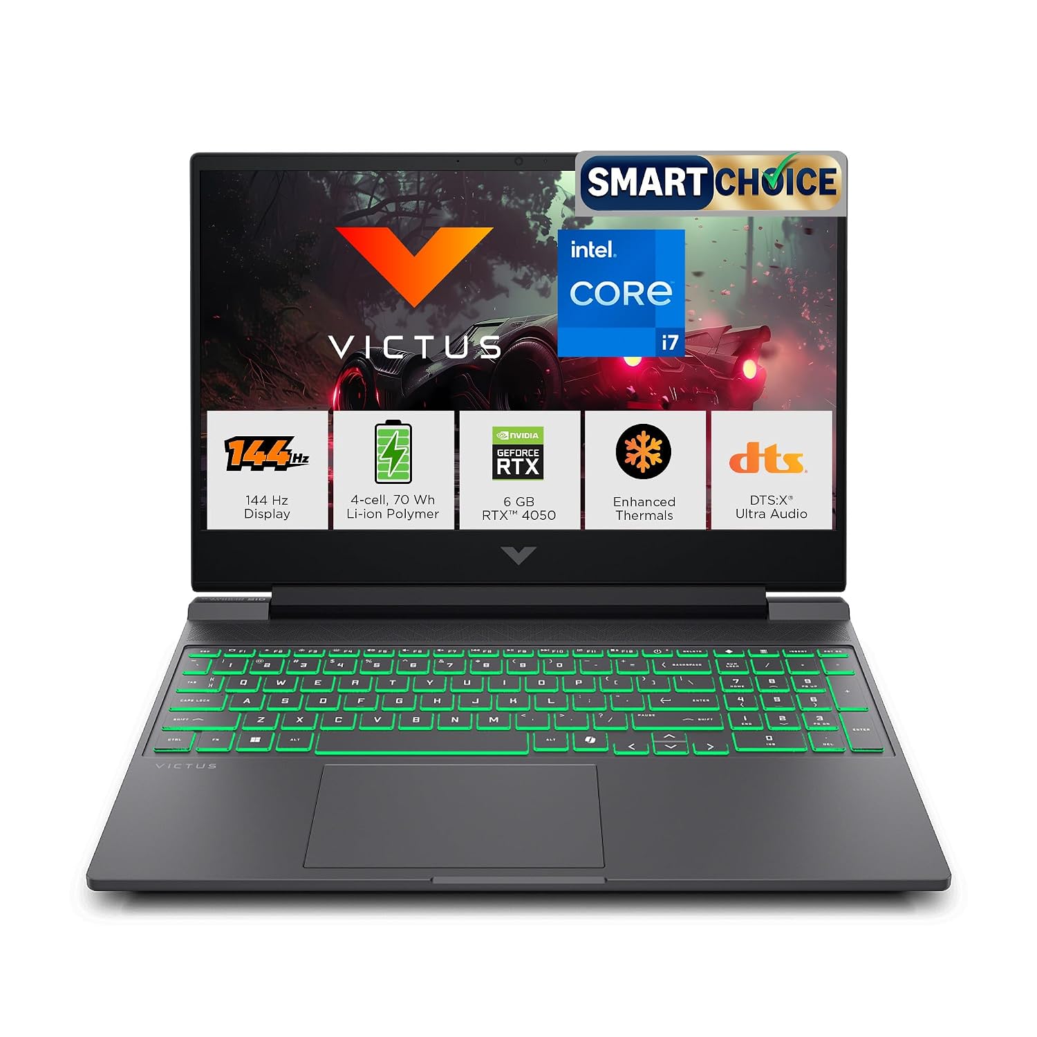 HP Victus 15 Gaming Laptop - Intel i7-13620H / RTX 4050 6GB (Mica Silver)