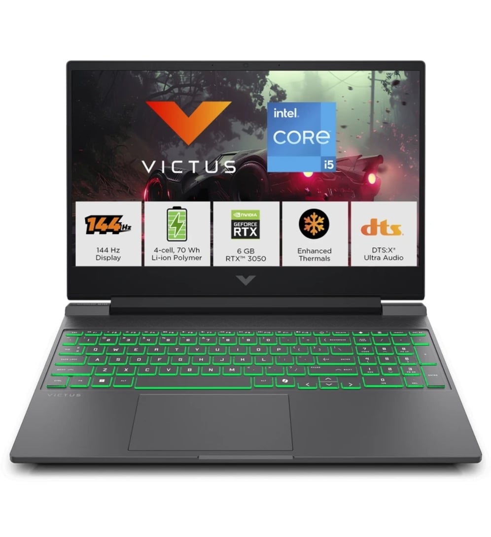 HP Victus Intel Core i5 13th Gen 13420 H - (16 GB/512 GB SSD/Windows 11 Home/6 GB Graphics/NVIDIA GeForce RTX 3050) 15-f