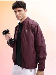 HRX Men Solid Sports Jacket XL