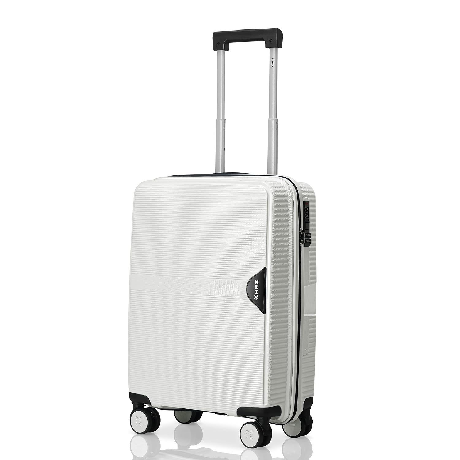 HRX Parabola Cabin Size Intergallcatic Grey Polypropylene Hard Shell Suitcase